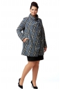 Женское пальто из текстиля с воротником 8000925-3