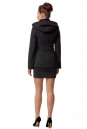 Женское пальто из текстиля с капюшоном 8000940-3
