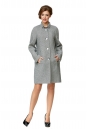 Женское пальто из текстиля с воротником 8000959