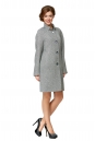 Женское пальто из текстиля с воротником 8000959-2