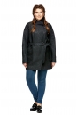 Женское пальто из текстиля с воротником 8000981