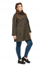 Женское пальто из текстиля с воротником 8000983-2