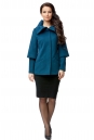 Женское пальто из текстиля с воротником 8001071