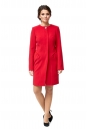 Женское пальто из текстиля без воротника 8001080-2