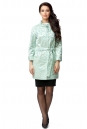 Женское пальто из текстиля с воротником 8001866