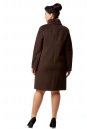 Женское пальто из текстиля с воротником 8001916-3