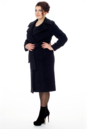 Женское пальто из текстиля с воротником 8002365