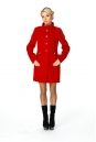 Женское пальто из текстиля с воротником 8002501-2