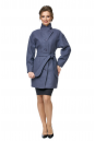 Женское пальто из текстиля с воротником 8002614