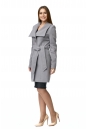 Женское пальто из текстиля с воротником 8002712-5