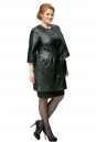 Женское кожаное пальто из натуральной кожи без воротника 8005586-2