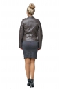 Женская кожаная куртка из натуральной кожи с воротником 8005701-2