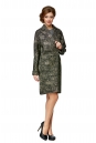 Женское пальто из текстиля с воротником 8008140-3
