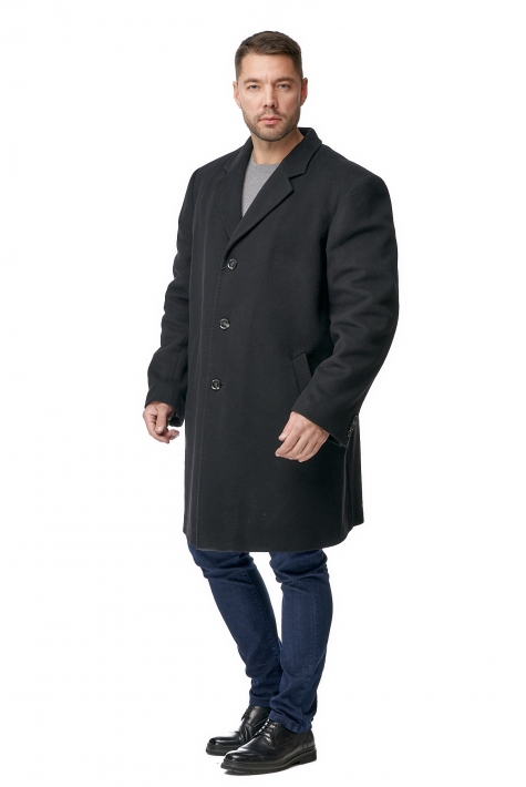 Мужское пальто из текстиля с воротником 8008295