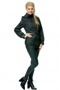 Куртка женская из текстиля с капюшоном 8008623-3