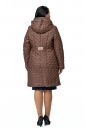 Женское пальто из текстиля с капюшоном 8009967-3