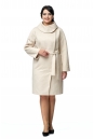Женское пальто из текстиля с воротником 8010047