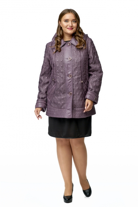 Куртка женская из текстиля с капюшоном 8010225