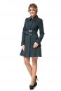Женское пальто из текстиля с воротником 8010475
