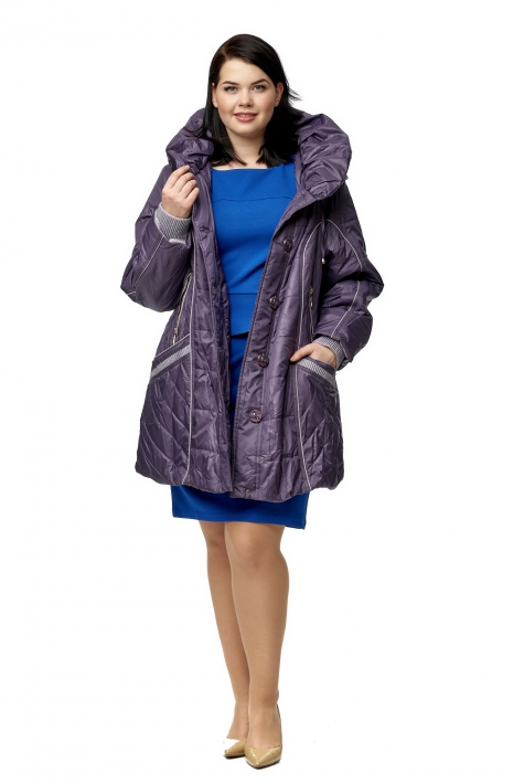 Куртка женская из текстиля с капюшоном 8010510