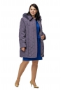 Куртка женская из текстиля с капюшоном, отделка песец 8010587-2