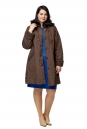 Женское пальто из текстиля с капюшоном 8010630-2