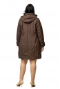 Женское пальто из текстиля с капюшоном 8010630-3