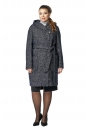 Женское пальто из текстиля с капюшоном 8010638