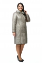 Женское пальто из текстиля с капюшоном, отделка искусственный мех 8011875-2