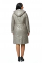 Женское пальто из текстиля с капюшоном, отделка искусственный мех 8011875-3