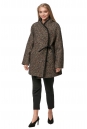 Женское пальто из текстиля с воротником 8012185-2