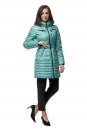 Женское пальто из текстиля с капюшоном 8012374-2