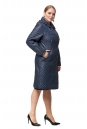 Женское пальто из текстиля с капюшоном 8012438-2