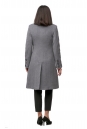 Женское пальто из текстиля с воротником, отделка норка 8012484-3