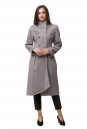 Женское пальто из текстиля с воротником 8012500