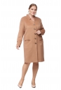 Женское пальто из текстиля с воротником 8012580