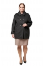 Женское пальто из текстиля с воротником 8012589