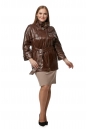 Женская кожаная куртка из натуральной кожи с воротником 8013163-2