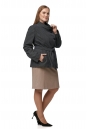Женская кожаная куртка из натуральной замши с воротником 8013340-2