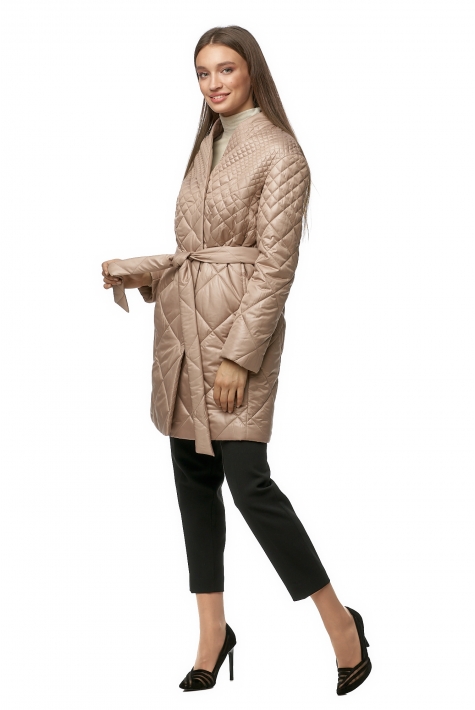 Женское пальто из текстиля с воротником 8013510