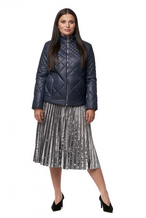 Куртка женская из текстиля с воротником 8013518