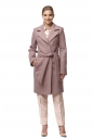 Женское пальто из текстиля с воротником 8013638