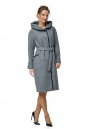 Женское пальто из текстиля с капюшоном 8013690-2