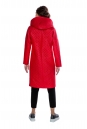 Женское пальто из текстиля с капюшоном 8013704-3