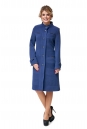 Женское пальто из текстиля с воротником 8013710