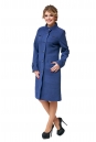 Женское пальто из текстиля с воротником 8013710-2