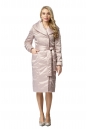 Женское пальто из текстиля с воротником 8013711
