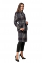 Женское пальто из текстиля с воротником 8013730-2