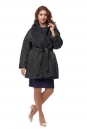 Женское пальто из текстиля с воротником 8014341