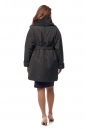 Женское пальто из текстиля с воротником 8014341-3